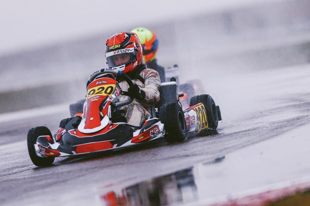 Au volant de son kart, Thomas Pradier fonce vers ses rêves de F1